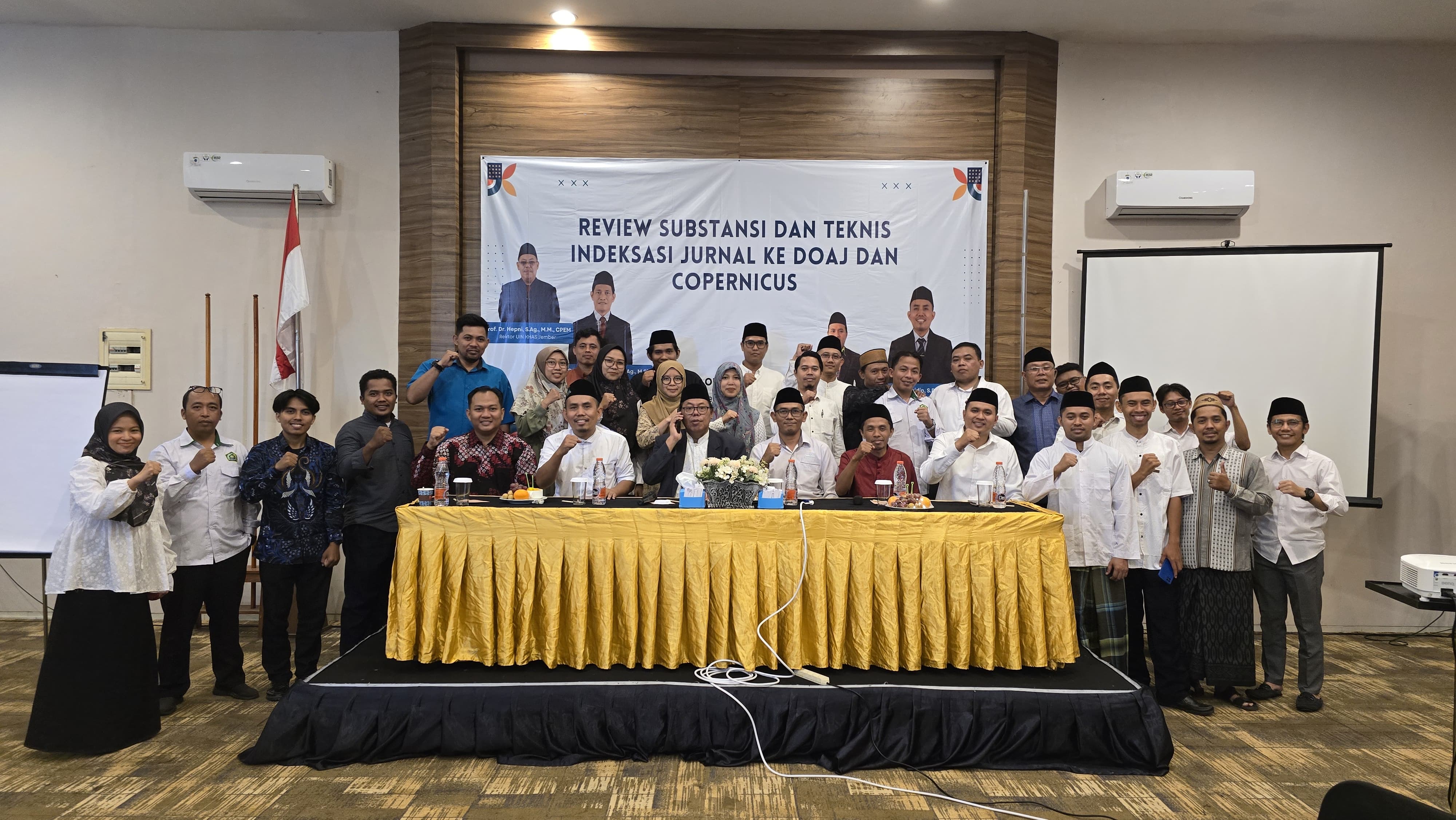Editor in Chief Jurnal se-UIN KHAS Jember Ikuti Pelatihan Indeksasi Internasional Jurnal di Hotel Royal